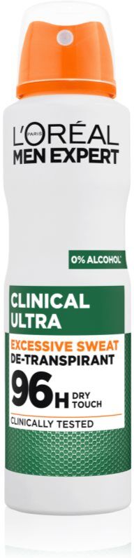 L’Oréal Paris Men Expert Clinical Ultra spray anti-transpirant pour homme 150 ml