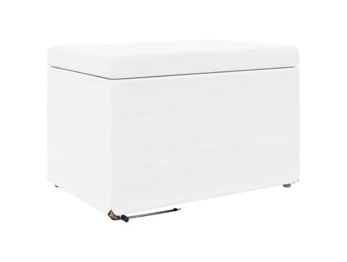 KGHFDVB Hocker 61 x 41 x 40 cm aus Kunstleder und Engineering Holz Weiß Kunstleder und Engineering Holz, ohne Rückenlehne, belastbar bis 110 kg, kompakt für Küche und Esszimmer