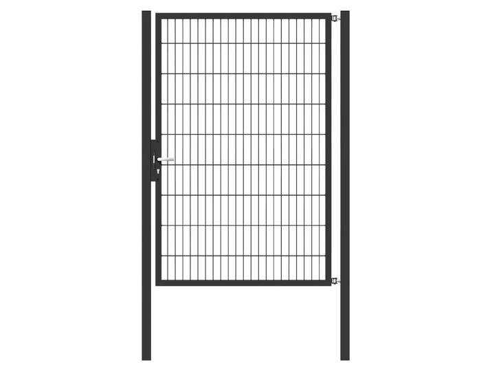 Alberts Einzeltor Flexo mit Zubehör, zum Einbetonieren, anthrazit, Breite 125 cm, Höhe 180 cm