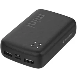 GoGen Powerbank PB100009B 10000 mAh czarny (10000 mAh), Powerbank, Schwarz