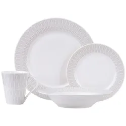 Maxwell & Williams Zenith Dinner-Set 16-teilig grau