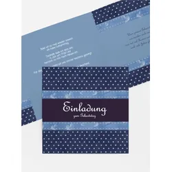 Einladungskarten zum Geburtstag selbst gestalten mit Spruch und Fotos im Onlinedesigner bei Meine-Kartenmanufaktur.de