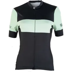 Eddy Merckx Gravel-Trikot Damen Schwarz-Honeydew