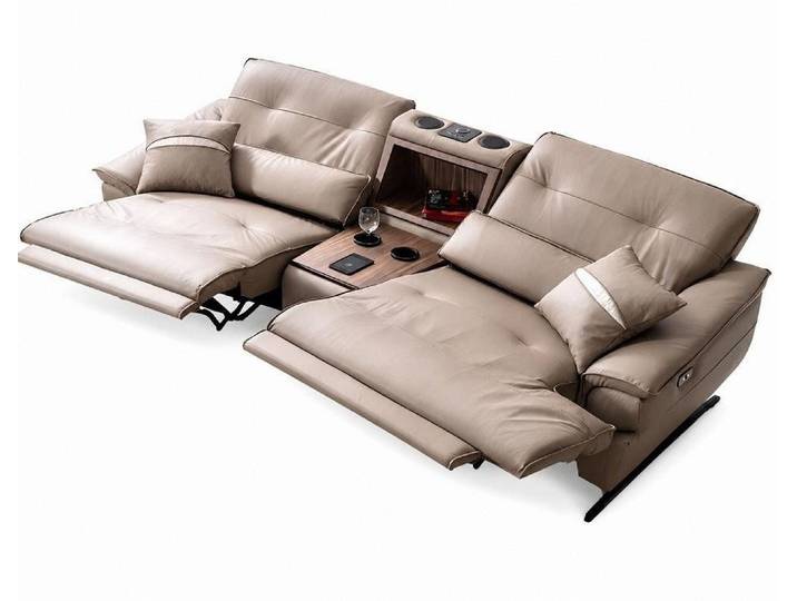 Xlmoebel Sofa Modernes Relaxsofa mit LED-Beleuchtung und elektrischer Verstellung, 2-Sitzer Sofa 1 Teile, Made in Europa