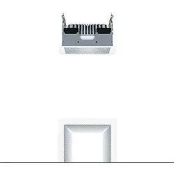 Zumtobel 60818174 LED Decken-Einbauleuchte P-INF Q140L 1000-940 LDO FAL WH