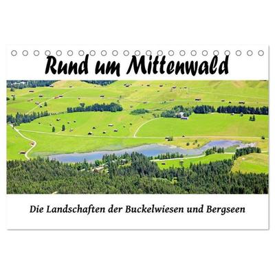 Rund um Mittenwald (Tischkalender 2027 DIN A5 quer), CALVENDO Monatskalender