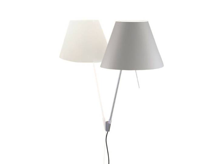 Luceplan Wandleuchte Costanza Aluminium - Nebelweiß (mistic whi