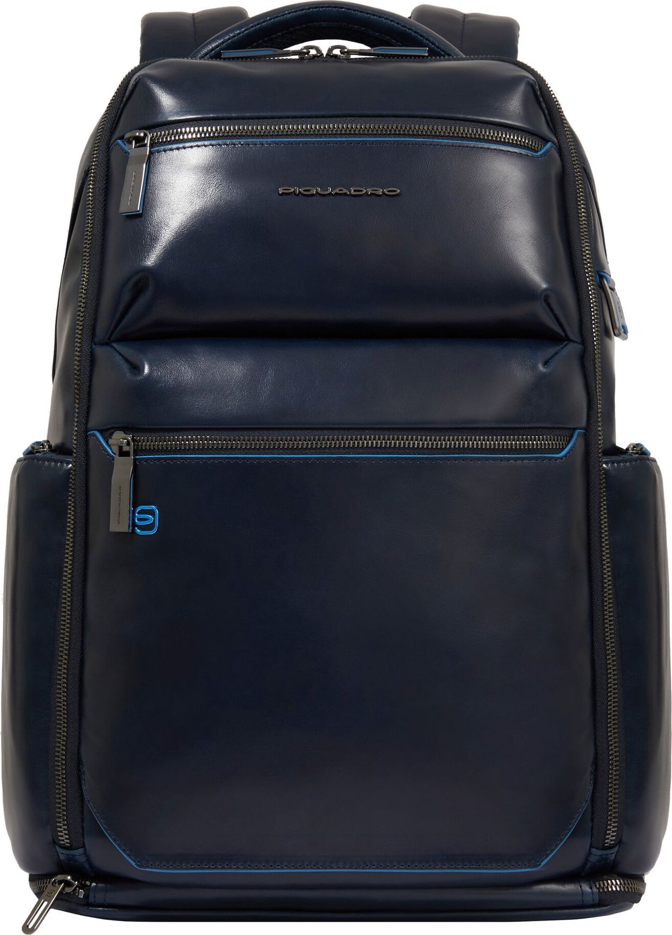Piquadro Blue Square Business-Rucksack RFID Schutz Leder 42 cm Laptopfach