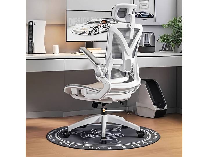 Support lombaire 3D course pivotant réglable maille respirante haute densité éponge siège Silla De Escritorio chaise De jeu ergonomique