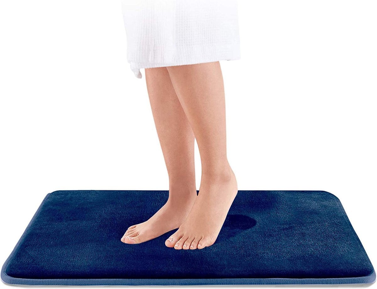 Superzachte en absorberende badkamermat met antislip eigenschappen