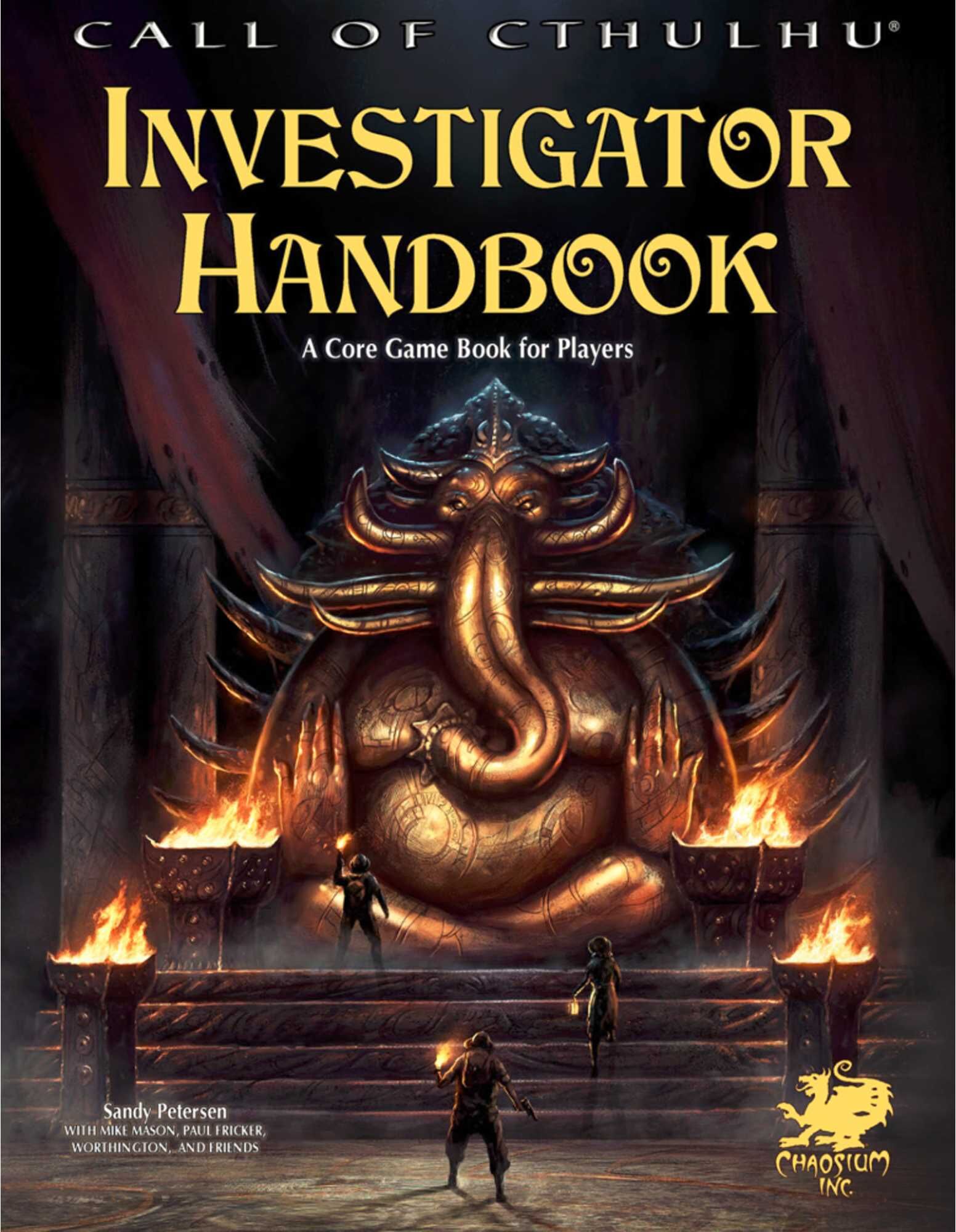 Call of Cthulhu 7th Edition: Investigator’s Handbook by Chaosium - Tabletop Role-Playing Game Reference for Players