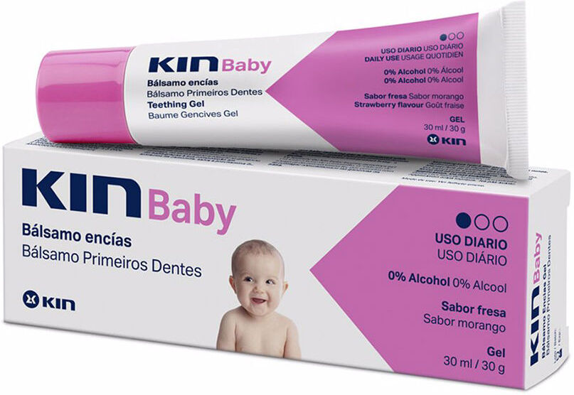 Kin Baby gel bálsamo de goma #morango