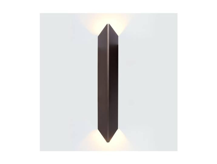 Applique en métal bronze brossé, design moderne