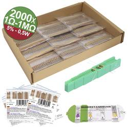 Quadrios 23P128 23P128 Kohleschicht-Widerstand axial bedrahtet 0.5 W 5 % 2000 St.