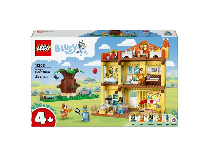 LEGO® Bluey - La Maison de Famille de Bluey, Set de Construction - 11203