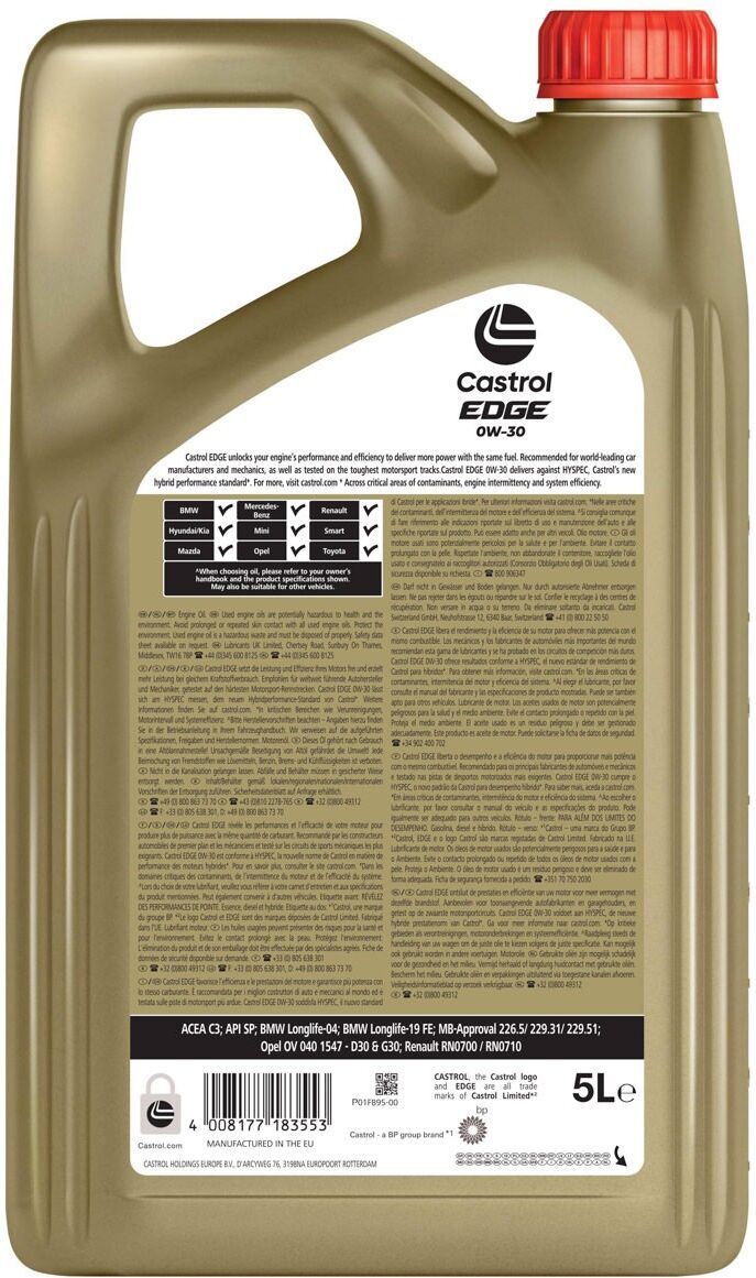 CASTROL 15F642 Motoröl
