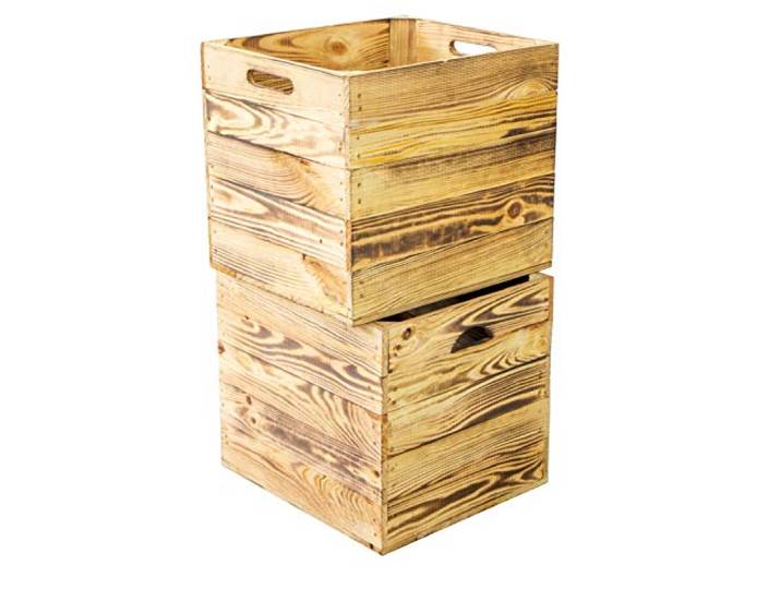 Kistenkolli Altes Land - Lot de 2 caisses de rangement en bois compatibles avec toutes les étagères Kallax et étagères Expidit Kallax