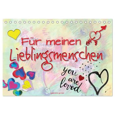 Für meinen Lieblingsmenschen (Tischkalender 2027 DIN A5 quer), CALVENDO Monatskalender