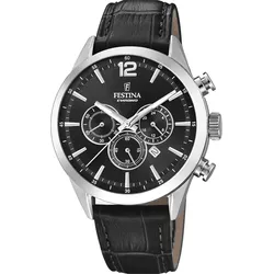 Festina Quarz Herren Timeless Chronograph F20542/5 - schwarz - 43.5mm