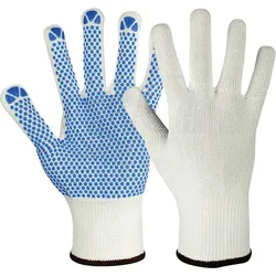 HASE 507555 9 - Arbeitshandschuhe, BW-/Polyester mit Noppen, Namur, Gr. 9