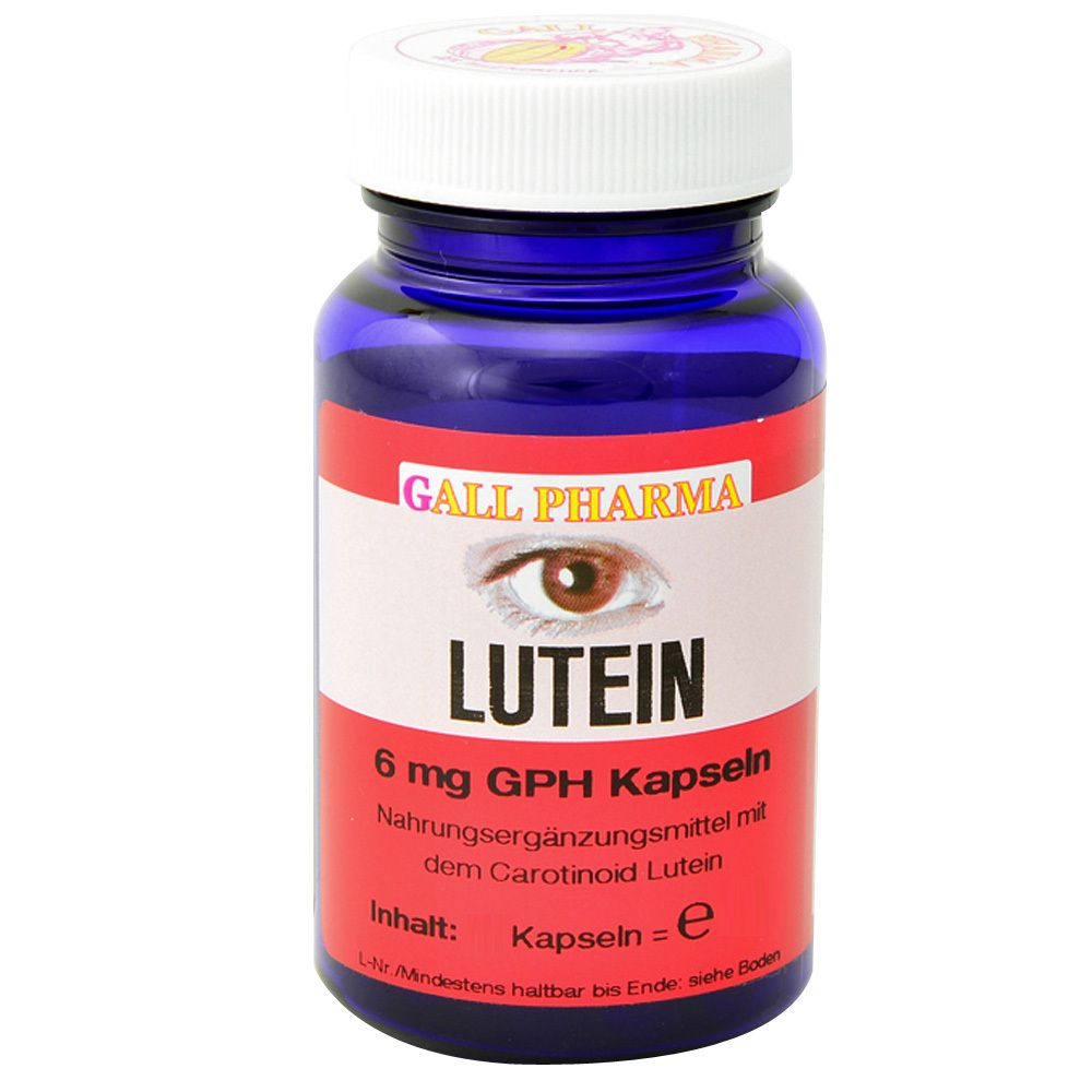 Lutein 6 mg GPH Kapseln 90 St