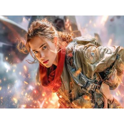 CALVENDO Puzzle Waghalsige Pilotin | 1000 Teile Lege-Größe 64x48cm Foto-Puzzle für glückliche Stunden