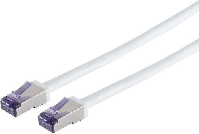 Lanview Cat6a S/FTP Netwerkkabel met RJ-45 connectoren, 2 meter, Wit