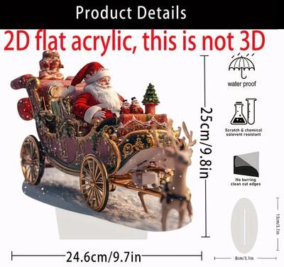 Uplift Treasures Bohemian Christmas Desktop Decoration Gift Ornament 1pch