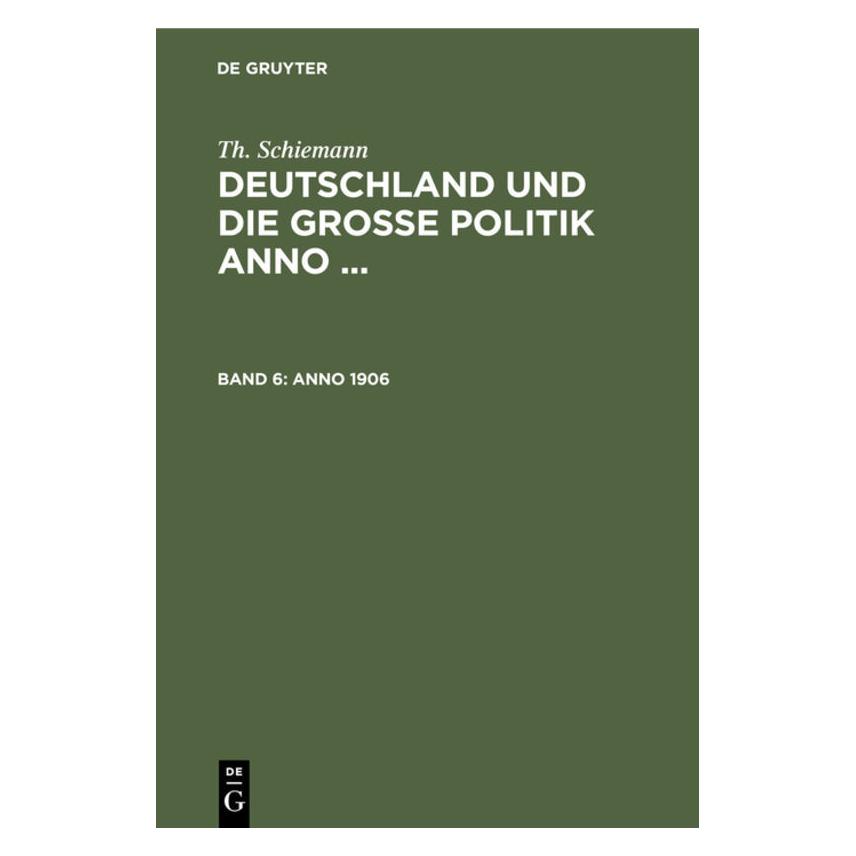 De Gruyter Schiemann:Th. Schiemann: Deutschland un (Deutsch, Hardcover, Th Schiemann) (67780043)