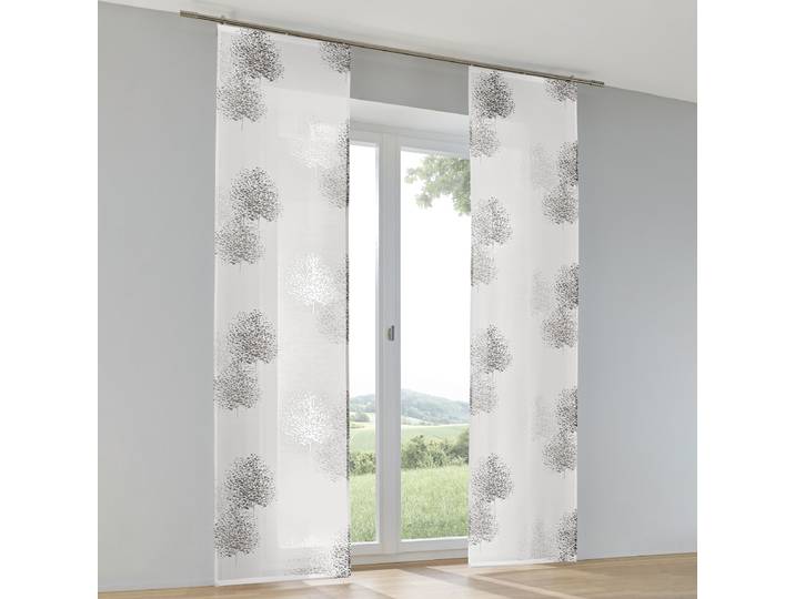 home24 Schuifgordijn Bellinda 145cm zwart