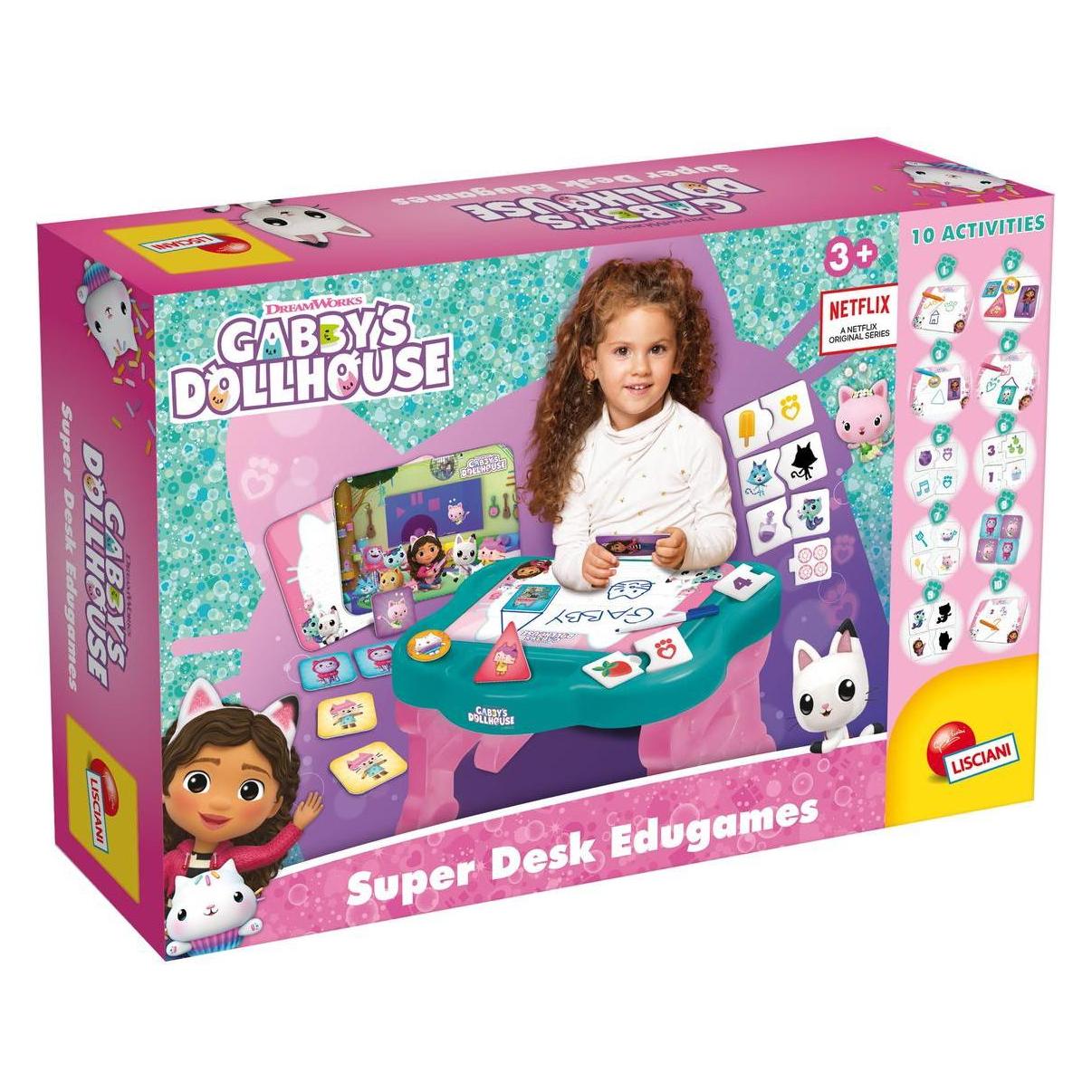 Lisciani Gabby'S Dollhouse Super Desk Edugames (Französisch, 3 - 6 Jahre) (232152)