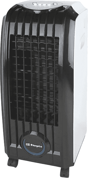 Climatizador evaporativo - Orbegozo Air 45, 60 W, 3 velocidades, Climatiza, Purifica, Humidifica, Blanco y gris