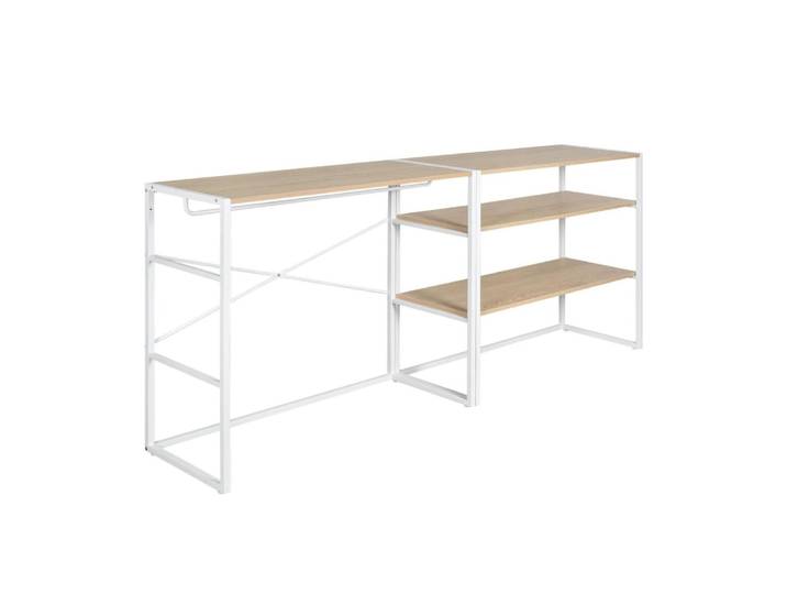 Lot de 2 portants vêtements sous combles modulables 200x85cm