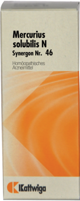 Kattwiga Arzneimittel GmbH SYNERGON KOMPLEX 46 Mercurius solubilis N Tropfen 50 ml 03574776