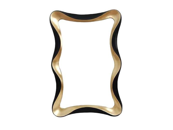 Design Wandspiegel „Venetia“ Schwarz / Gold Invicta Interiors
