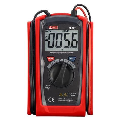 RS PRO Hand Digital-Multimeter, CAT II, CAT III 60 (CAT II, CAT III 600V, CAT IV 600V) (2412777)
