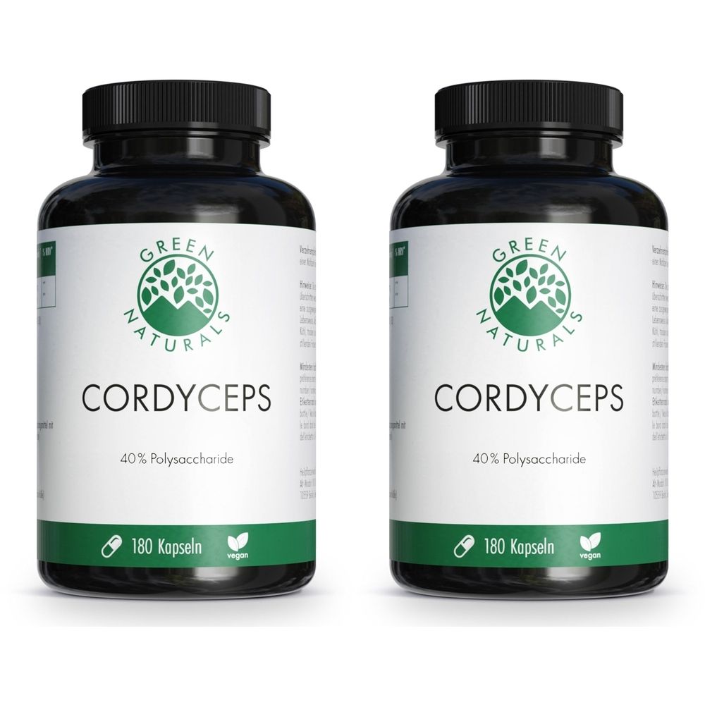 Green Naturals Cordyceps x2 2x180 St Kapseln