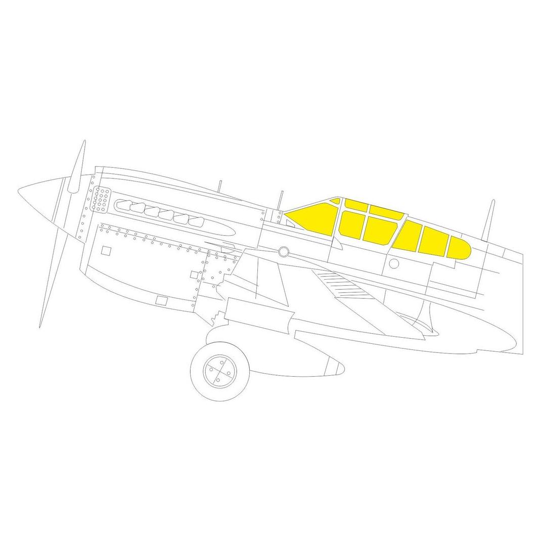 Eduard P-40M TFace 1/32 for TRUMPETER (JX276)