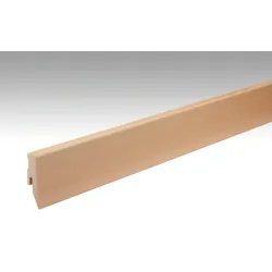 MEISTER Fußleiste Profil 3 PK Buche 019 für Parkettböden - 2380 x 60 x 20 mm