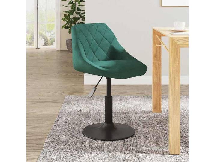 SOLDES d'Automne Tabouret de bar - Tabouret Haut pour Bar-Cuisine - Vert foncé Velours - 46x44x77.5cm 476