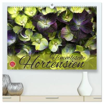 Himmlische Hortensien (hochwertiger Premium Wandkalender 2027 DIN A2 quer), Kunstdruck in Hochglanz