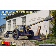 MiniArt - German 7.5cm Anti-Tank Gun PaK 40 (Early Prod.) - 1:35 310972