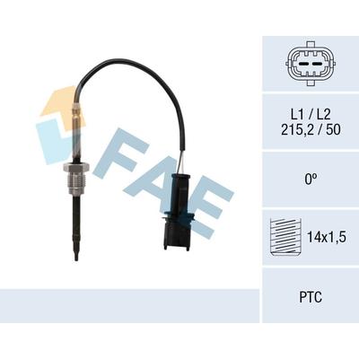 FAE Sensor, Abgastemperatur 68069 vor Katalysator für Opel Vaughall