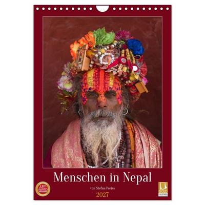 Menschen in Nepal (Wandkalender 2027 DIN A4 hoch), CALVENDO Monatskalender