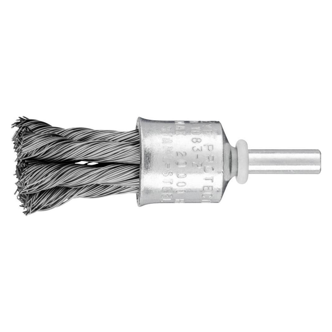 Pferd POS Pinselbürste gezopft PBG Ø 19mm Schaft-Ø 6mm Stahl-Draht-Ø 0,35 43706 (43706001)