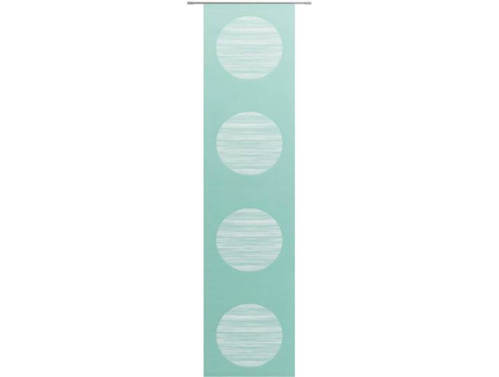 Neutex for you Padova, 1 Stück, Klettband, halbtransparent, Kreis-Motiv Klettband 1 Stk. tlg. inkl. Befestigungszubehör, Halbtransparent, Sauberer Abschluss, modern