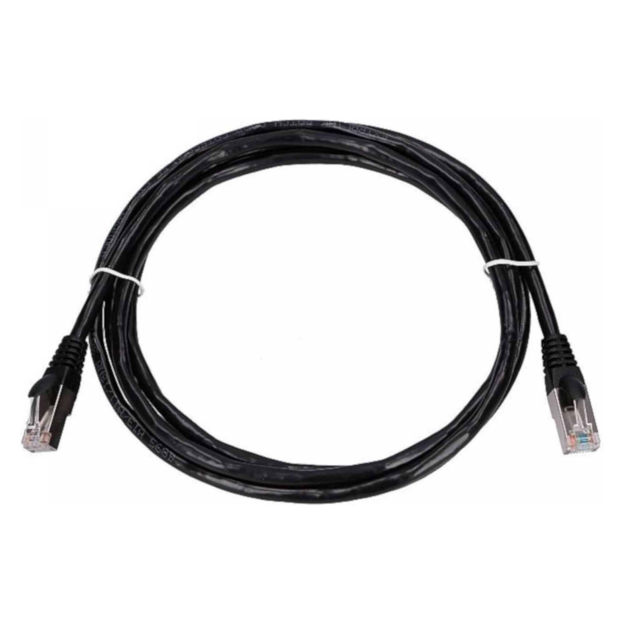 OEM Foiled Patch Cable FTP Cat5e 5m black CAT5E5-FTP (FTP, CAT5e, 5 m) (CAT5E5-FTP)