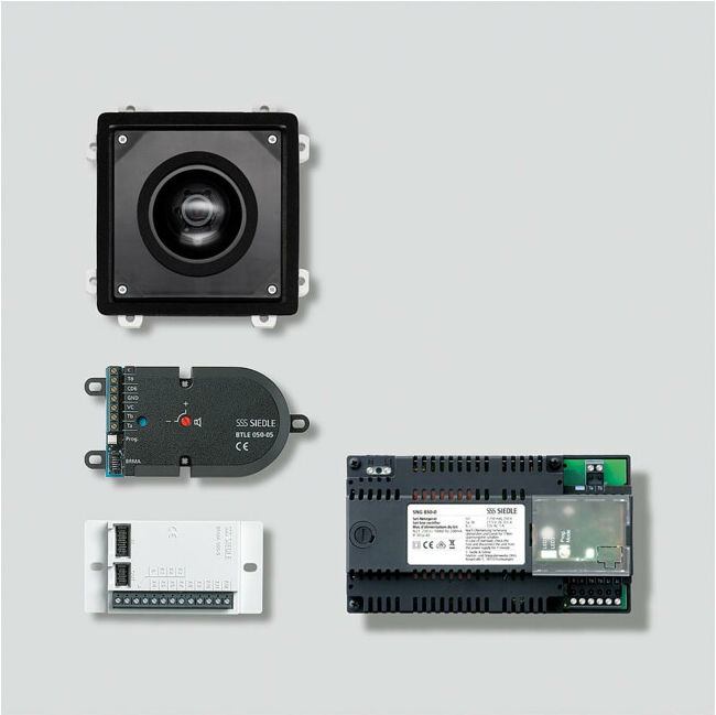Siedle&Söhne; Kit d’encastrement vidéo noir KIT EV 053-0 (210010298-00)