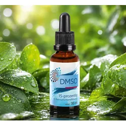 Kopp DMSO 15-prozentig in Natriumchloridlösung 30 ml / 99,9 % rein / Ph. Eur. / Pipettenflasche