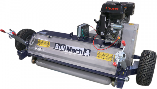 BullMach PAN 120 L - Tondeuse débroussailleuse pour quad - Loncin G420FD